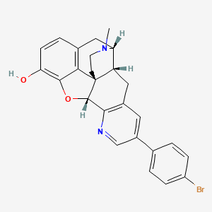 Chemical structure of GluN2B-NMDAR antagonist-1