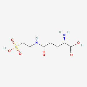 Chemical structure of Glutaurine TFA