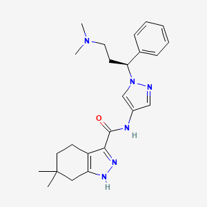 Chemical structure of GNE-9822