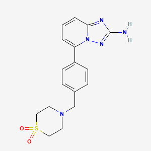 Chemical structure of GS-829845