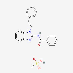 Chemical structure of GW438014A