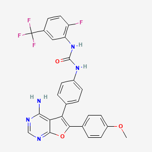 Chemical structure of GW768505A free base