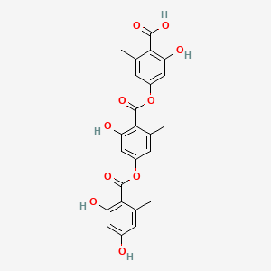 Chemical structure of Gyrophoric acid