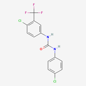 Chemical structure of Halocarban