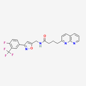 Chemical structure of hGPR91 antagonist 3