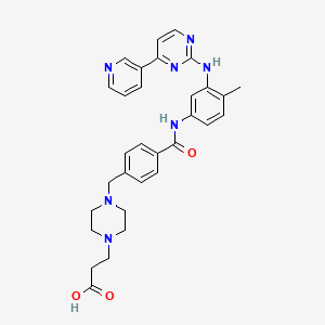 Chemical structure of Imatinib Acid