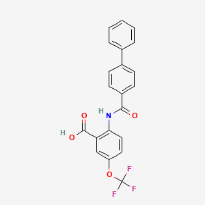 Chemical structure of IMP2-IN-1
