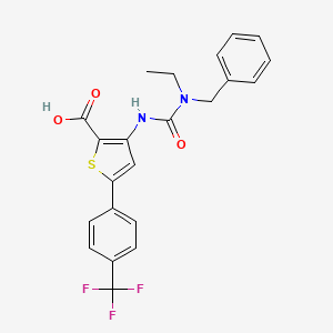 Chemical structure of IMP2-IN-2