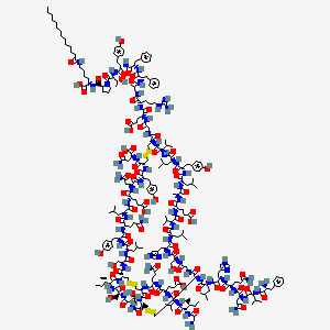 Chemical structure of Insulin Detemir