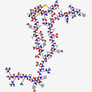 Chemical structure of Insulin glargine