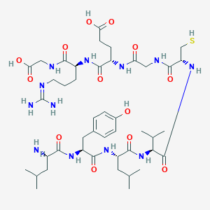 Chemical structure of Insulin β Chain Peptide (15-23)