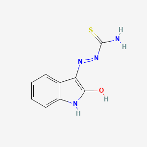 Chemical structure of Isatin-β-thiosemicarbazone