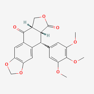 Chemical structure of Isopicropodophyllone