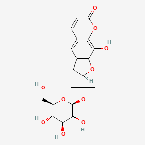 Chemical structure of Isorutarin
