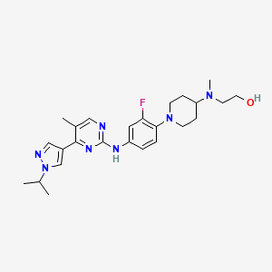 Chemical structure of JAK2/FLT3-IN-1