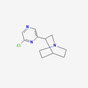Chemical structure of JBSNF-000028 hydrochloride
