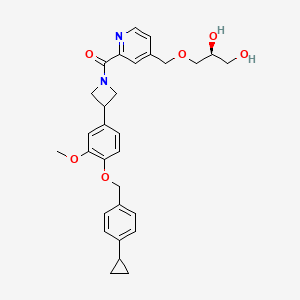 Chemical structure of JTE-952
