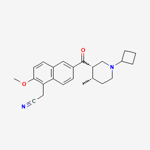Chemical structure of KDM2B-IN-4