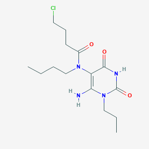 Chemical structure of KDM5-C49 hydrochloride