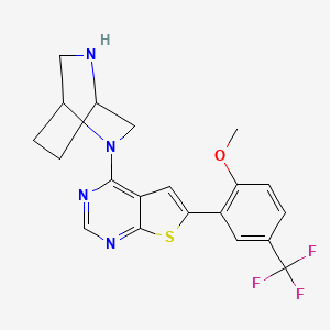 Chemical structure of KRAS G12D inhibitor 14