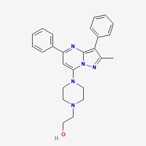 Chemical structure of KRAS inhibitor-3