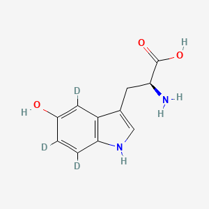 Chemical structure of L-5-Hydroxytryptophan-d3