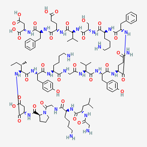 Chemical structure of LCMV GP (61-80)