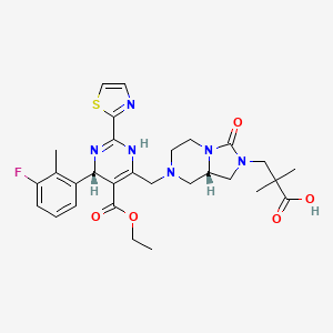 Chemical structure of Linvencorvir