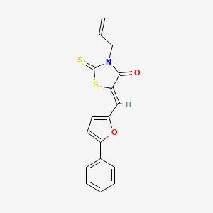 Chemical structure of LJ001