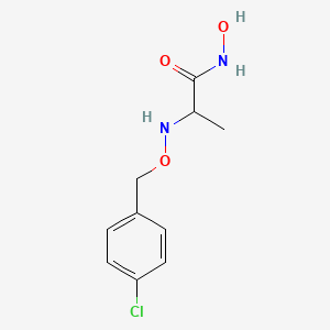 Chemical structure of L-Kynurenine-d4-1 hydrochloride