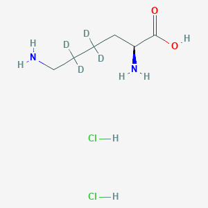 Chemical structure of L-Lysine-d4 dihydrochloride