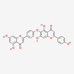 Chemical structure of lsocryptomerin