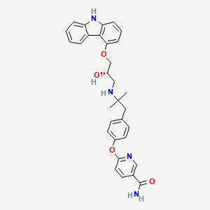 Chemical structure of LY377604