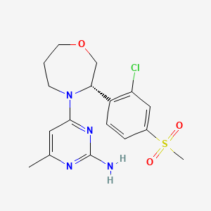 Chemical structure of M3913