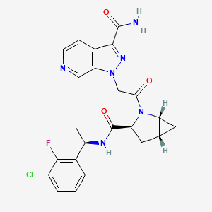 Chemical structure of MAK683-CH2CH2COOH hydrochloride