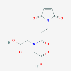 Chemical structure of Mal-amido-(CH2COOH)2