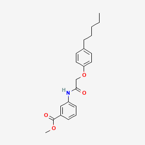 Chemical structure of MDH1-IN-1