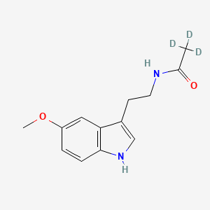 Chemical structure of Melatonin-d3