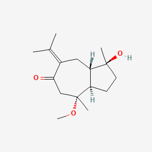 Chemical structure of Methylzedoarondiol