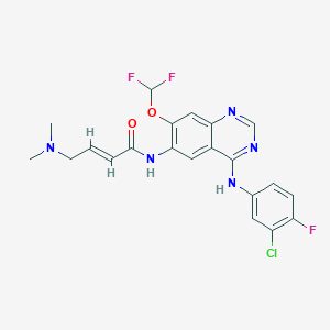 Chemical structure of Mifanertinib