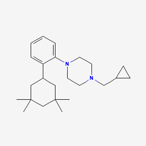 Chemical structure of Milategrast