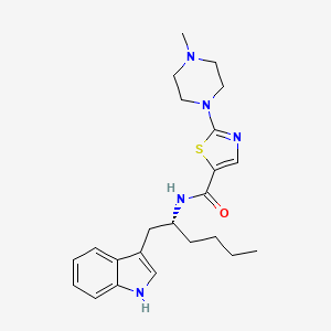 Chemical structure of Minzasolmin