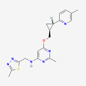 Chemical structure of MK-8189