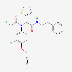 Chemical structure of ML162-yne