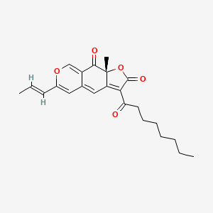 Chemical structure of Monascorubrin