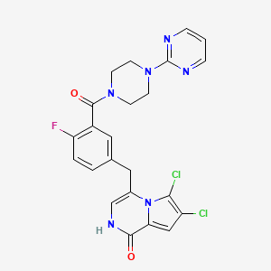 Chemical structure of MRTX-1719 hydrochloride