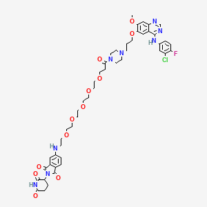 Chemical structure of MS9427 TFA