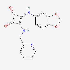 Chemical structure of Mtb ATP synthase-IN-1