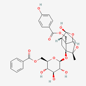 Chemical structure of Mudanpioside C