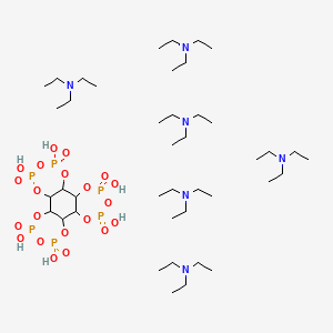 Chemical structure of myo-Inositol trispyrophosphate hexa-triethylamine